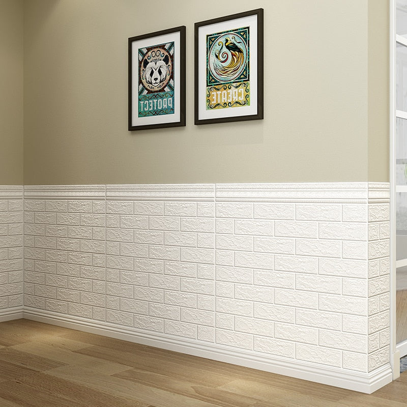 AOAO Walls 2m Long 3D Brick Wall Decor