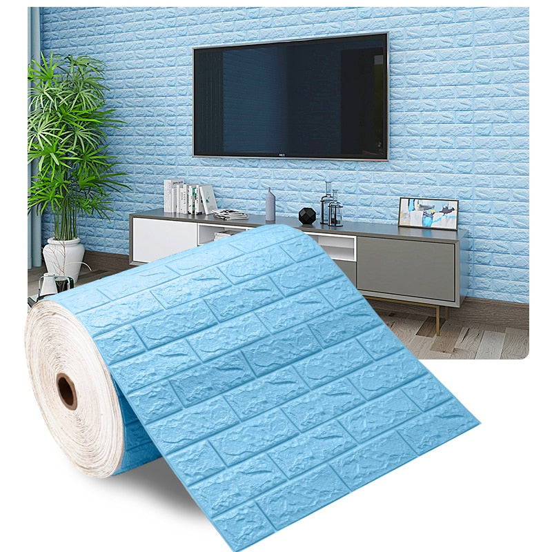 AOAO Walls 2m Long 3D Brick Wall Decor