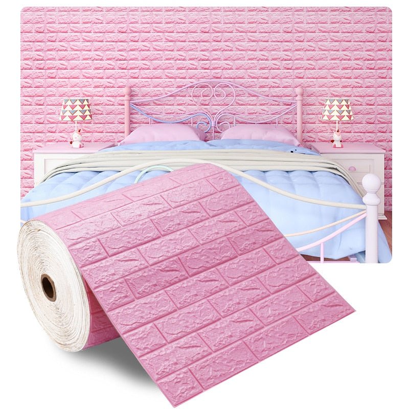 AOAO Walls 2m Long 3D Brick Wall Decor