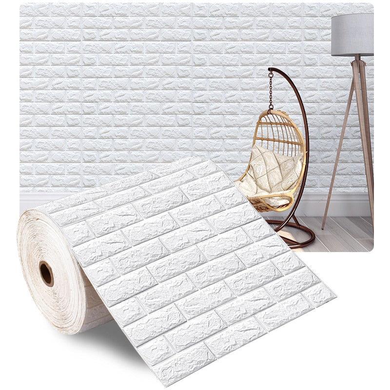 AOAO Walls 2m Long 3D Brick Wall Decor