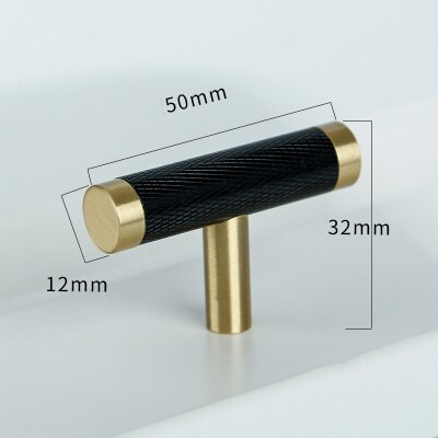 Rama Handle - Knurled brass+ Aluminum Alloy Handles luxury