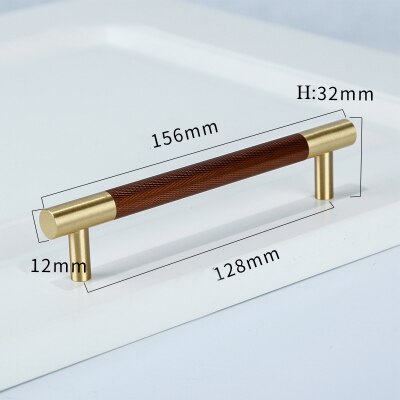 Rama Handle - Knurled brass+ Aluminum Alloy Handles luxury