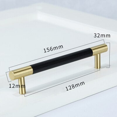 Rama Handle - Knurled brass+ Aluminum Alloy Handles luxury