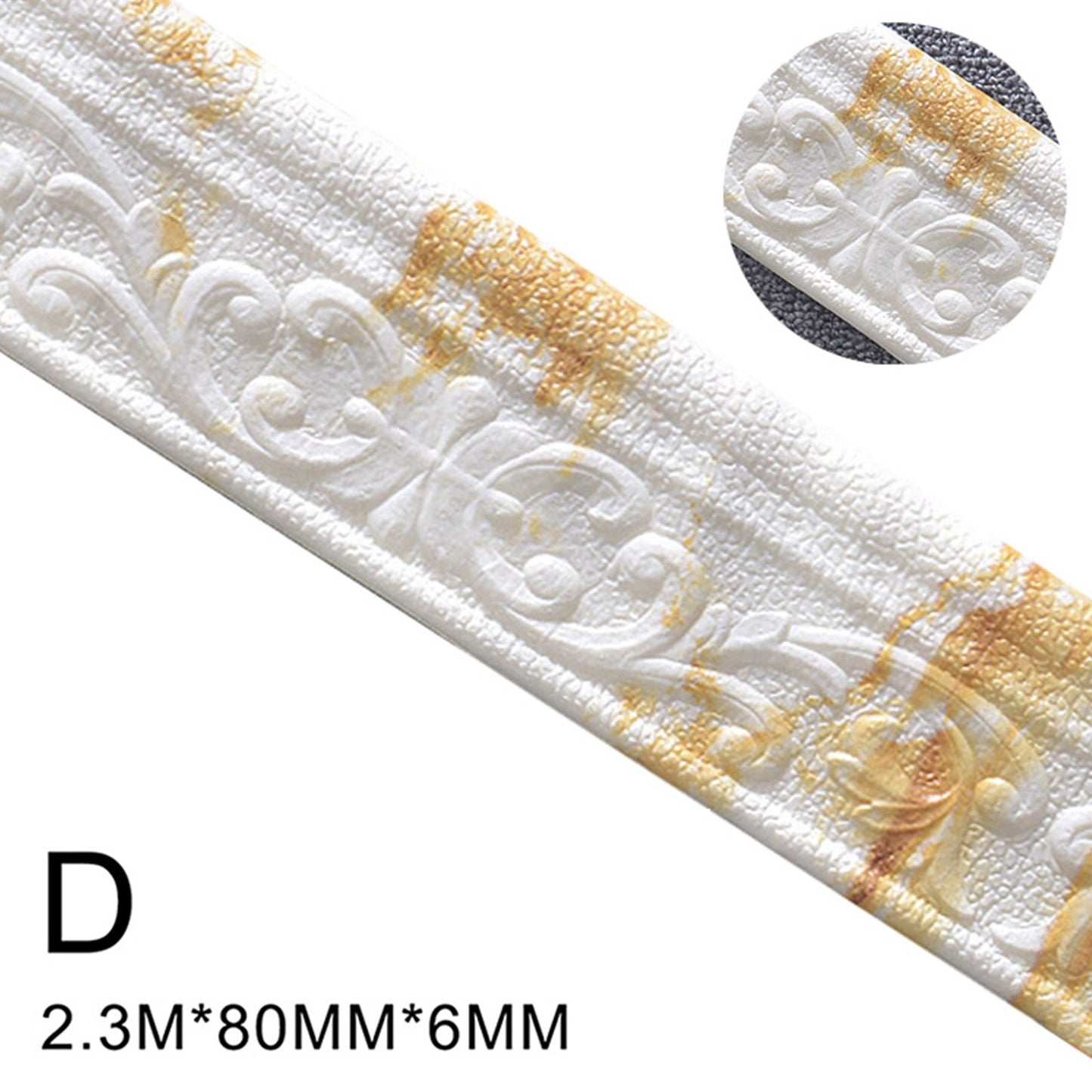 Missa 3D Pattern Wall Trim Line - Decoration Self-Adhesive For Living Room