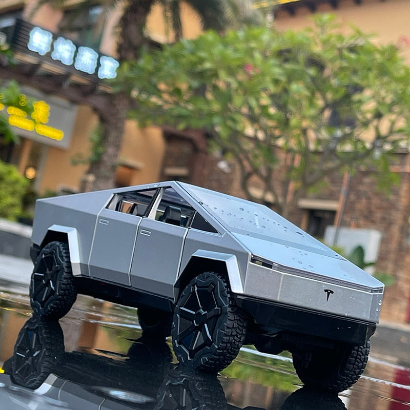 1/24 Tesla Cybertruck Pickup Alloy Car Model