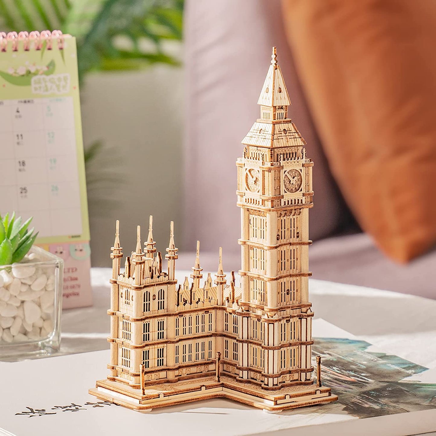 3D Tower Bridge Big Ben Famous Building Wooden Puzzle Game
