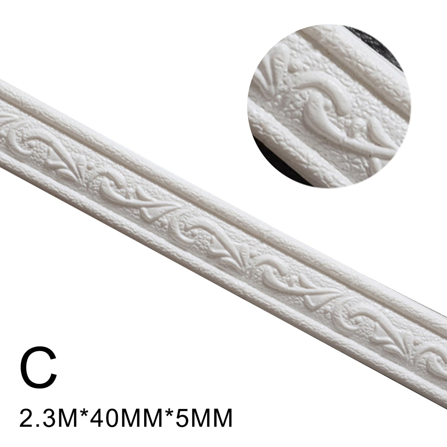 Missa 3D Pattern Wall Trim Line - Decoration Self-Adhesive For Living Room