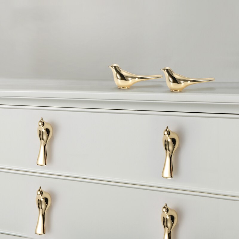 Vogel Handle - Bird shape/ zinc alloy Knobs or Hooks Luxury Design