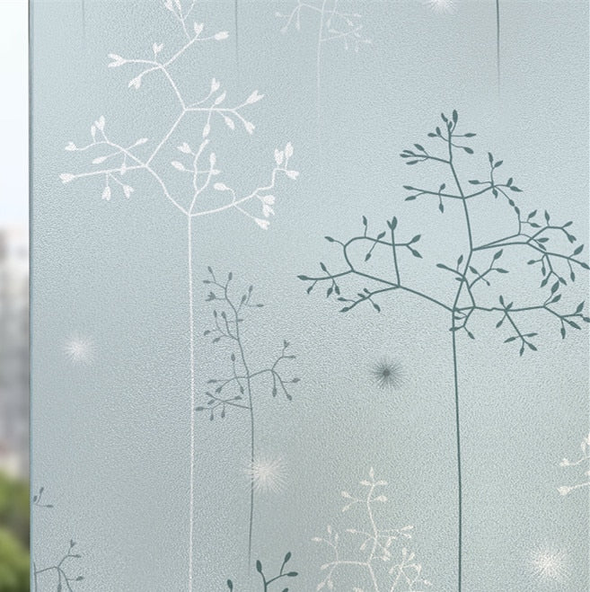 window frosted glass sticker opaque toilet anti-lighting