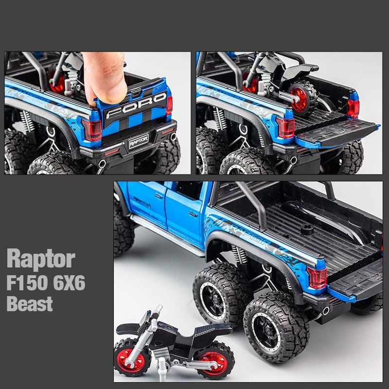 1/28 Ford Raptor F150 car Model Simulation