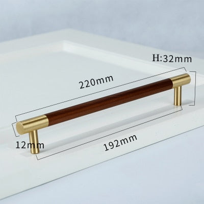 Rama Handle - Knurled brass+ Aluminum Alloy Handles luxury