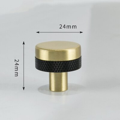 Rama Handle - Knurled brass+ Aluminum Alloy Handles luxury