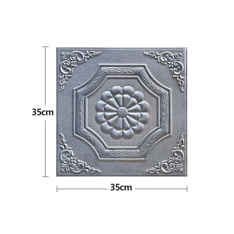 3D Wallpaper - Stickers Self-Adhesive Foam Panel Home Decor Wall Art 20Pcs 35X35CM