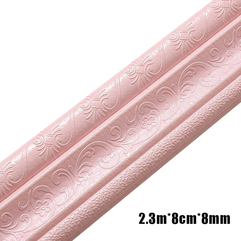 Missa 3D Pattern Wall Trim Line - Decoration Self-Adhesive For Living Room