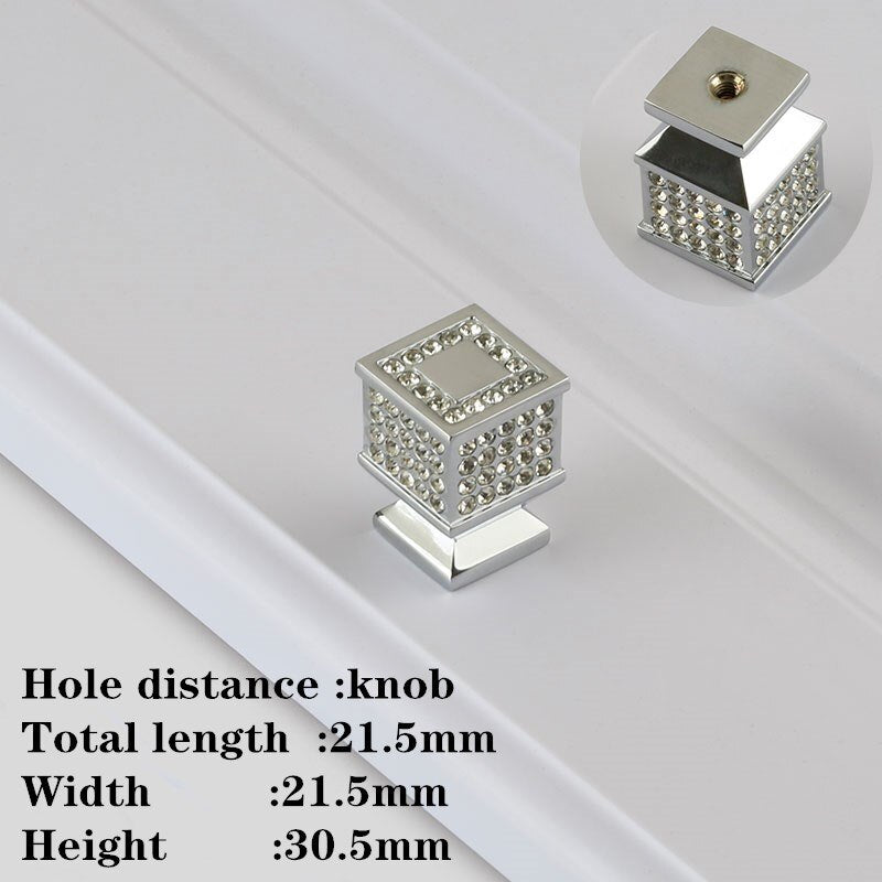 Sally Handle - European Luxury Diamond Crystal Handle