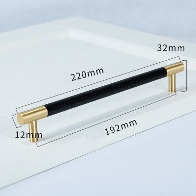 Rama Handle - Knurled brass+ Aluminum Alloy Handles luxury