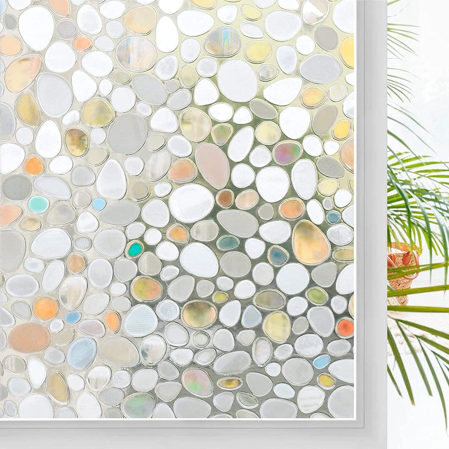 Mul-size Rainbow Window Film 3D Ecology Non Toxic Glass Sticker