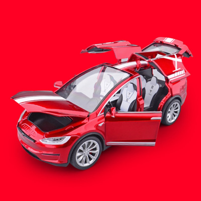 1:20 Tesla Model X Alloy Car Model Simulation
