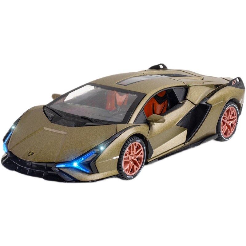 1:24 Simulation Lamborghinis Lightning Sian Alloy Car Model
