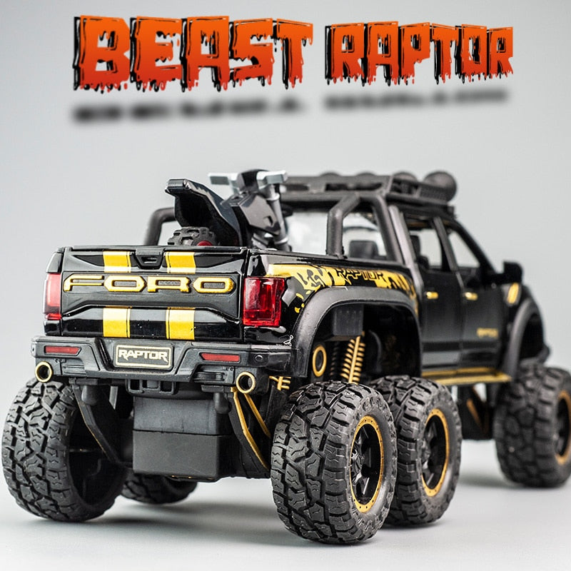 1/28 Ford Raptor F150 car Model Simulation
