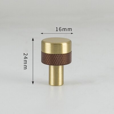 Rama Handle - Knurled brass+ Aluminum Alloy Handles luxury
