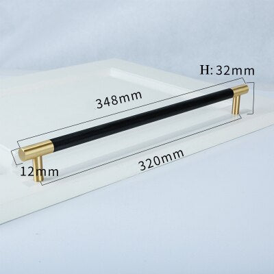 Rama Handle - Knurled brass+ Aluminum Alloy Handles luxury