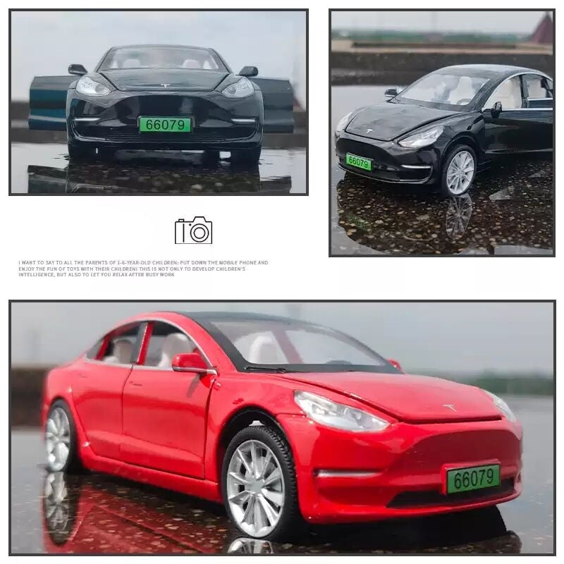 1:32 Tesla Model 3 Alloy Car Model