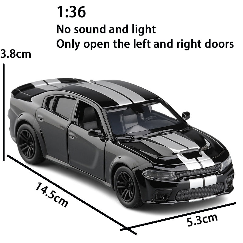 1:32 Dodge Charger SRT Hellcat Simulation car