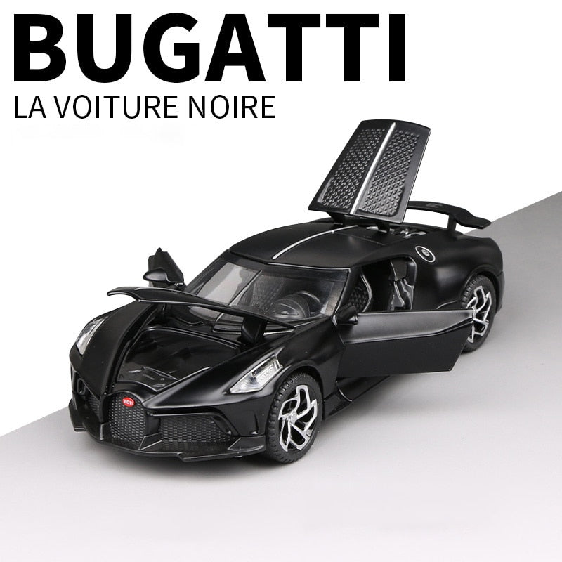 1:32 Bugatti Lavoiturenoire Black Car Model Simulation