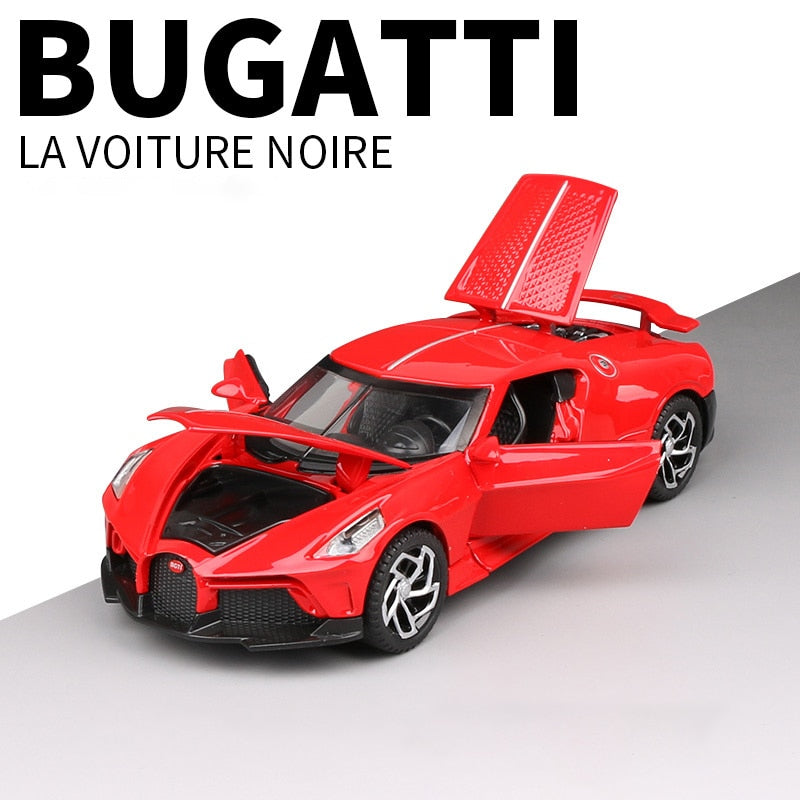 1:32 Bugatti Lavoiturenoire Black Car Model Simulation