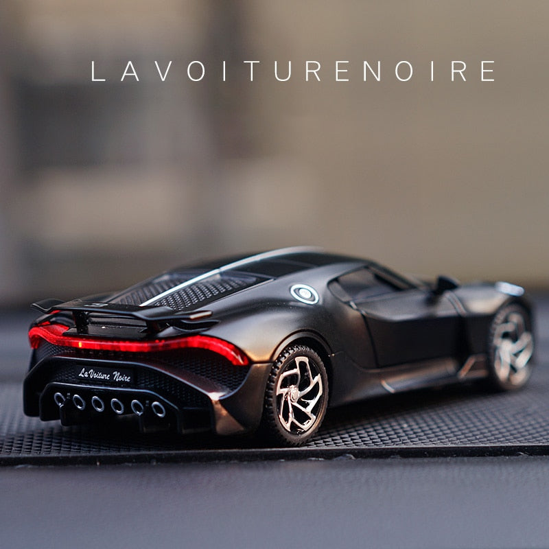 1:32 Bugatti Lavoiturenoire Black Car Model Simulation