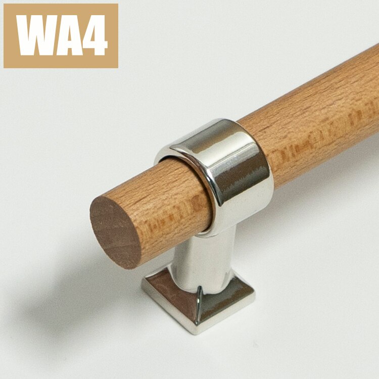 Sally Handle - Various Sizes /Nordic Style Real Wood Zinc Alloy Handle