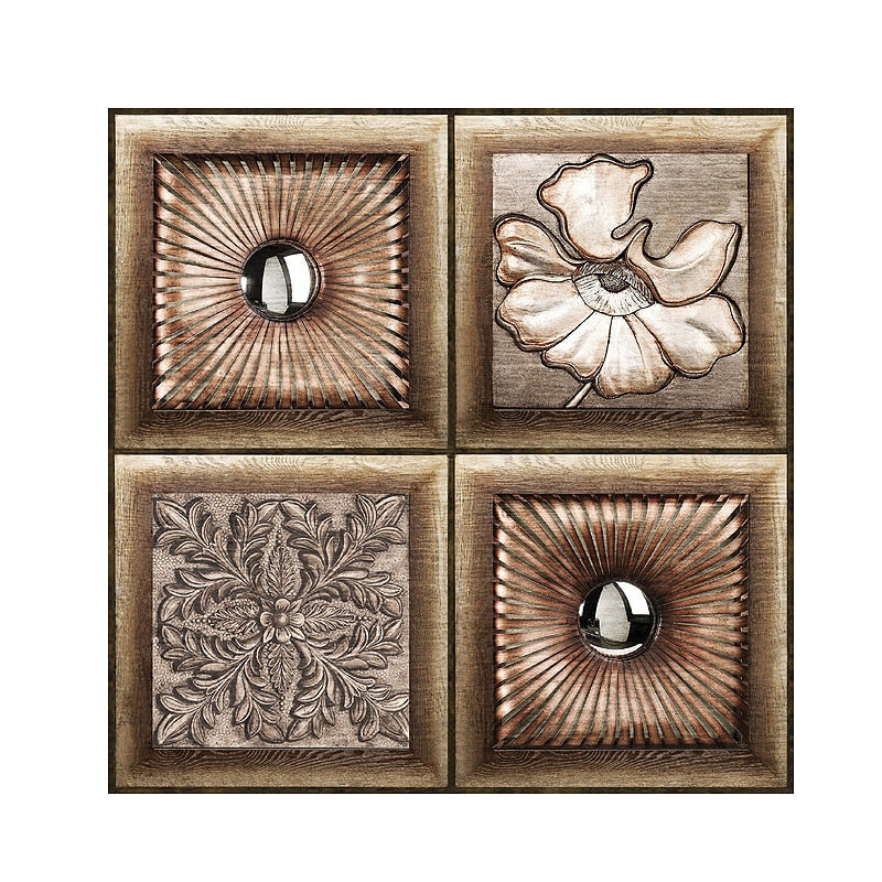 3D PVC Home Decor Wall Stickers Waterproof Self-adhesive