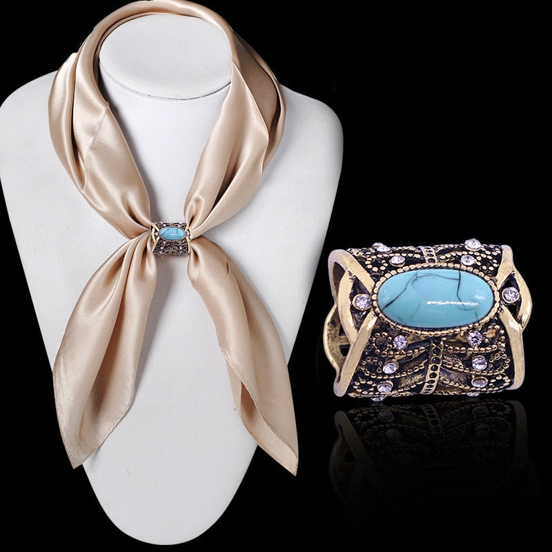 Fashion Retro Butterfly Frog Owl Animal Scarf Buckle