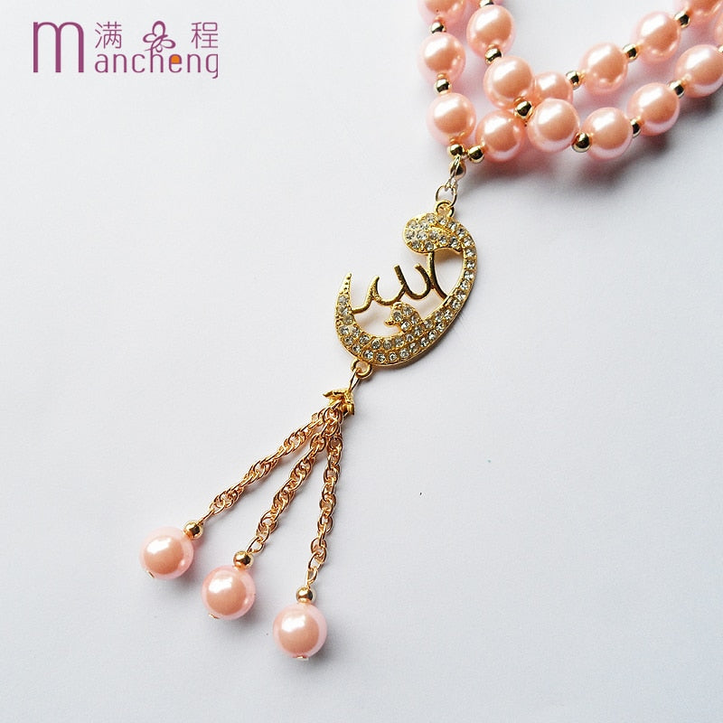 (33PCS) 2-Layer Pink bracelet