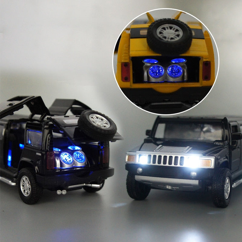 High Simulation 1:32 Alloy Hummer Lengthen Limousine