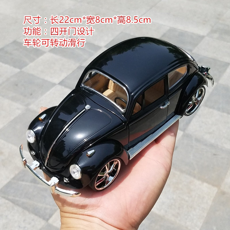 2021 New 1:18 Classic Car Beetle Model Simulation