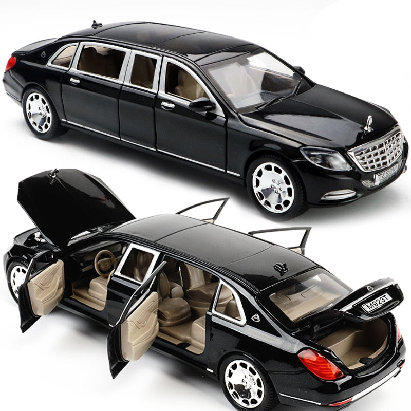 1:24 Maybach S600 Metal Car Mode