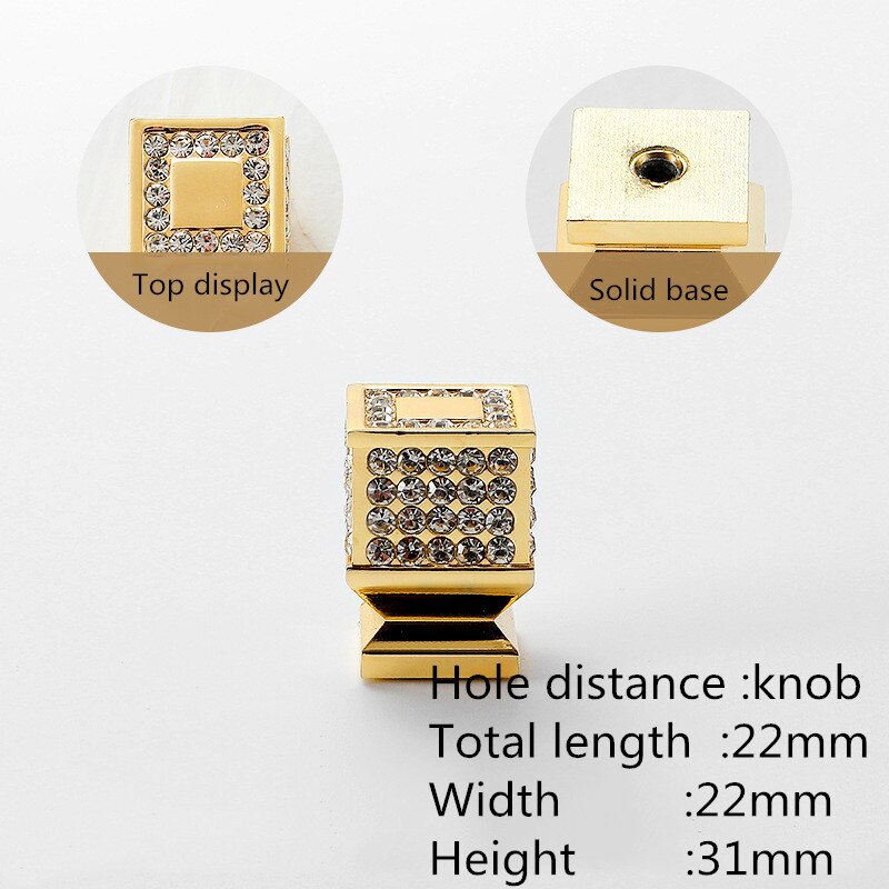 Sally Handle - European Luxury Diamond Crystal Handle