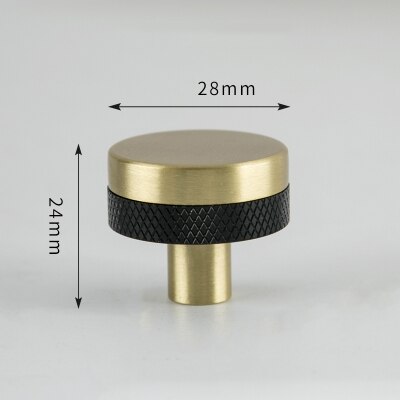 Rama Handle - Knurled brass+ Aluminum Alloy Handles luxury