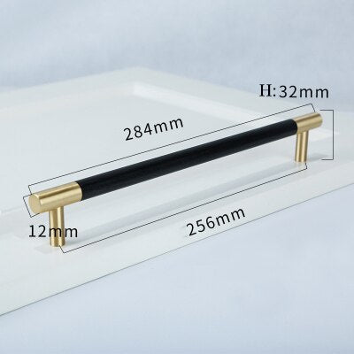 Rama Handle - Knurled brass+ Aluminum Alloy Handles luxury