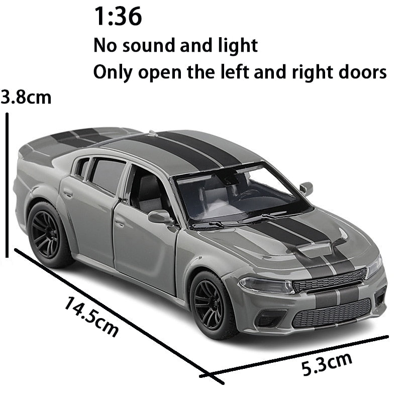 1:32 Dodge Charger SRT Hellcat Simulation car