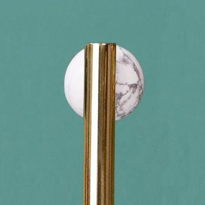 Sofia Handle - Natural marble + Brass Handles Luxury