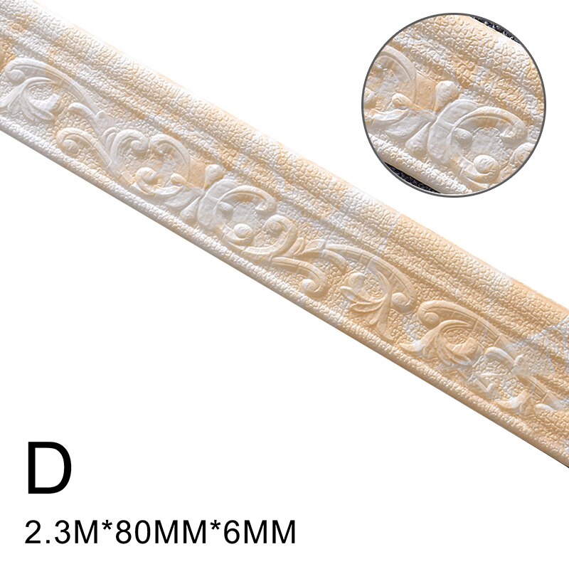 Missa 3D Pattern Wall Trim Line - Decoration Self-Adhesive For Living Room