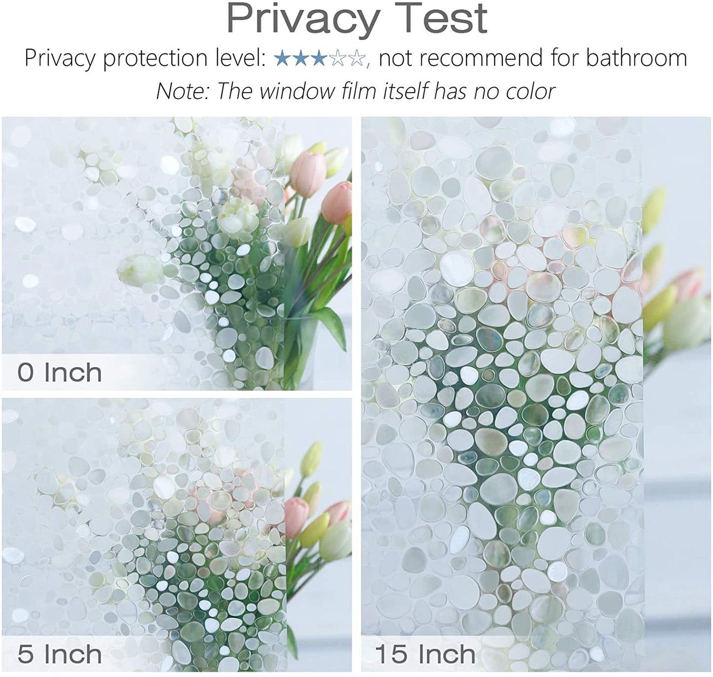 Mul-size Rainbow Window Film 3D Ecology Non Toxic Glass Sticker