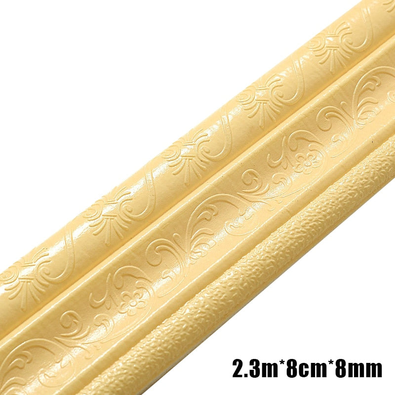 Missa 3D Pattern Wall Trim Line - Decoration Self-Adhesive For Living Room