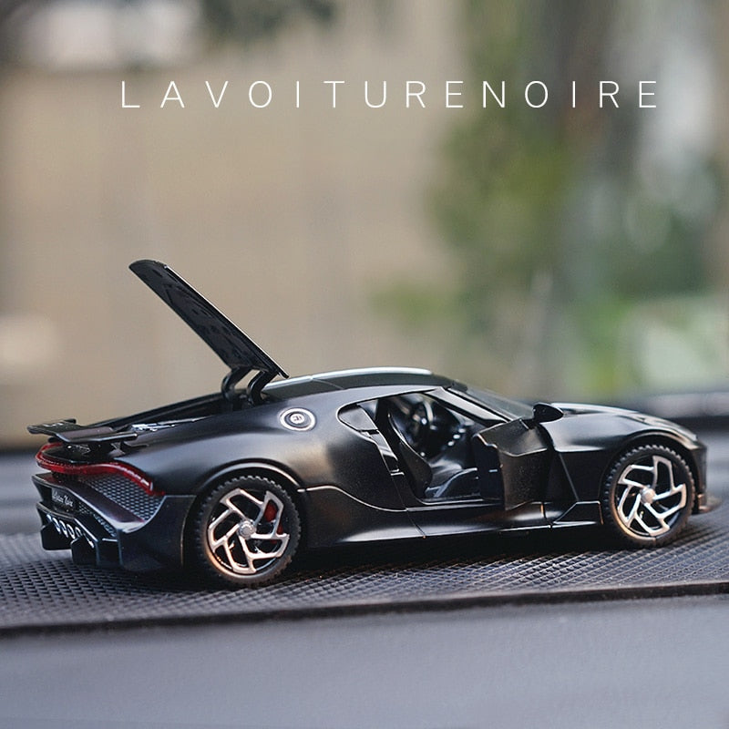 1:32 Bugatti Lavoiturenoire Black Car Model Simulation