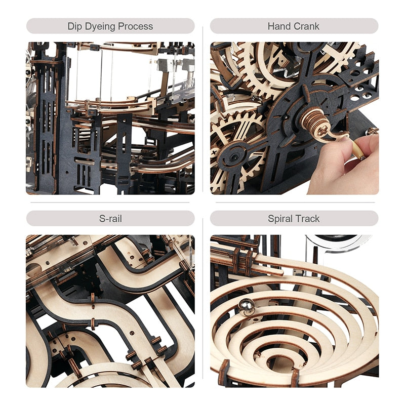 Set 5 Kinds 3D Wooden Puzzle