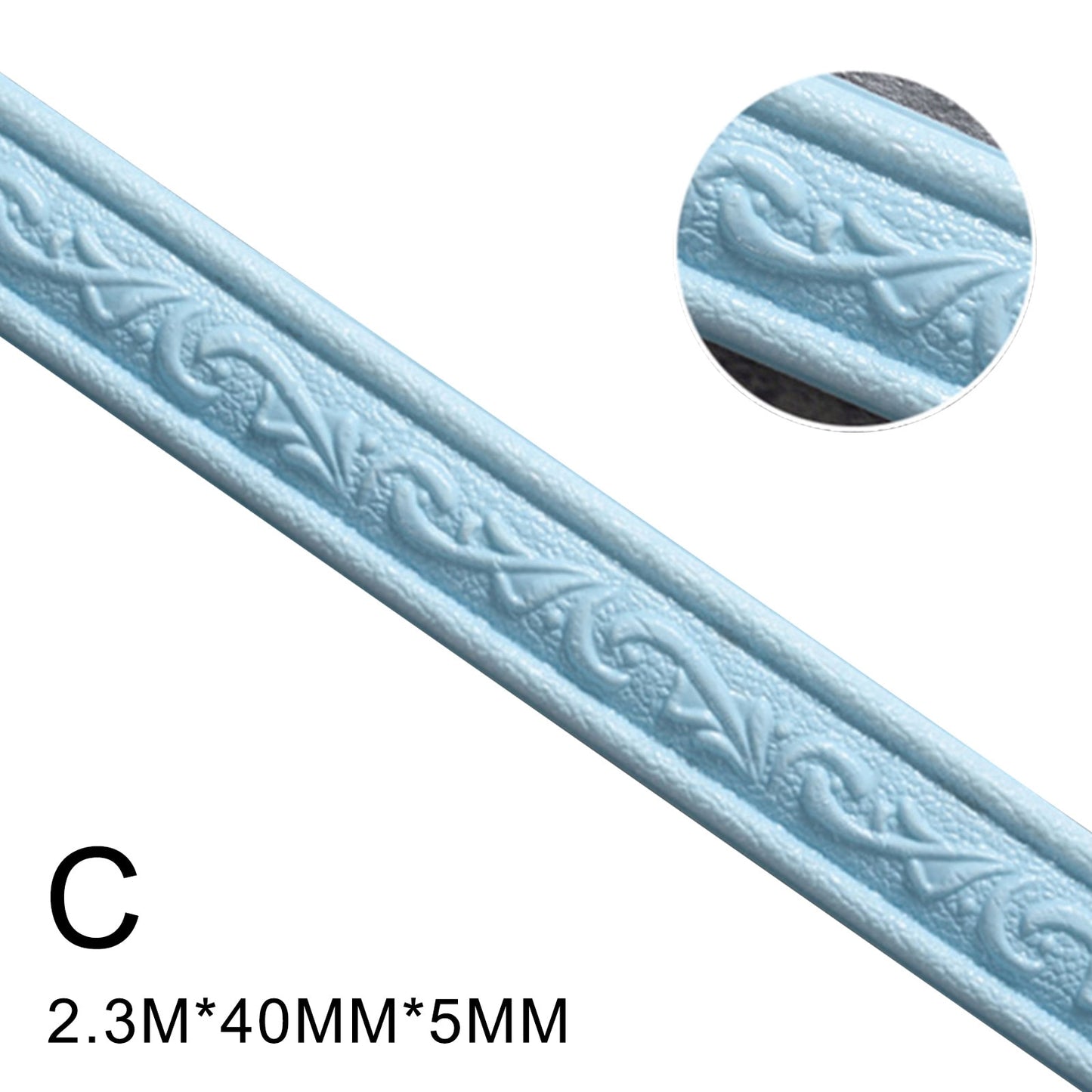 Missa 3D Pattern Wall Trim Line - Decoration Self-Adhesive For Living Room