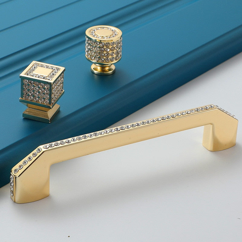 Sally Handle - European Luxury Diamond Crystal Handle